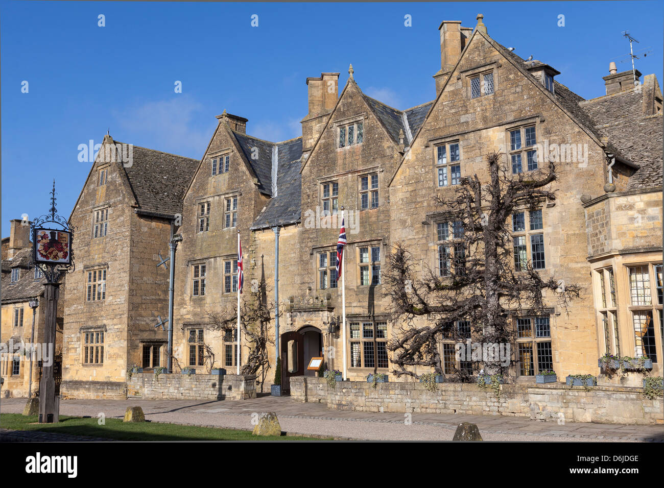 La Lygon Arms, Broadway, Cotswolds, Gloucestershire, Angleterre, Royaume-Uni, Europe Banque D'Images