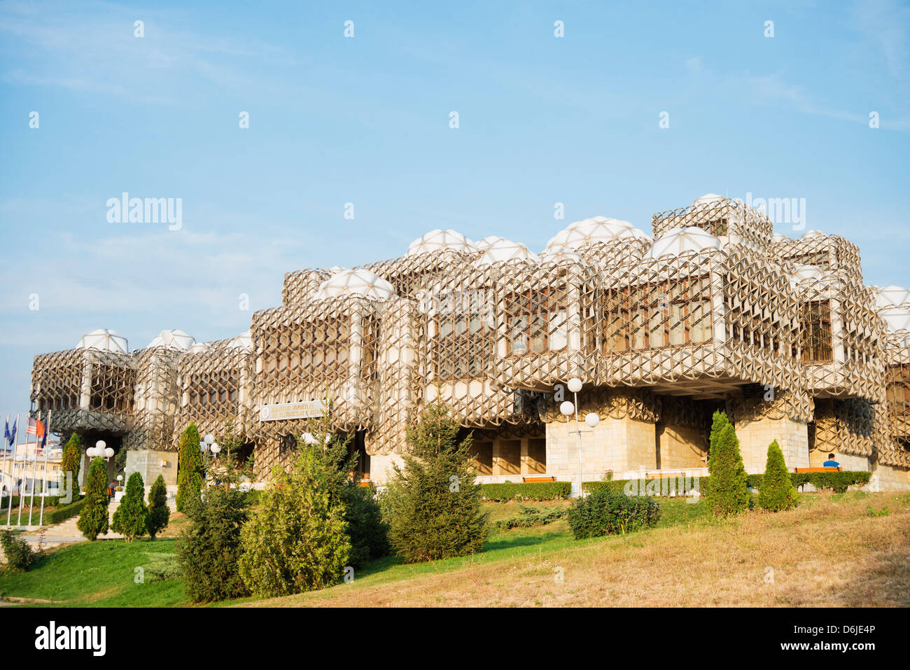 Bibliothèque nationale, Pristina, Kosovo, Europe Banque D'Images