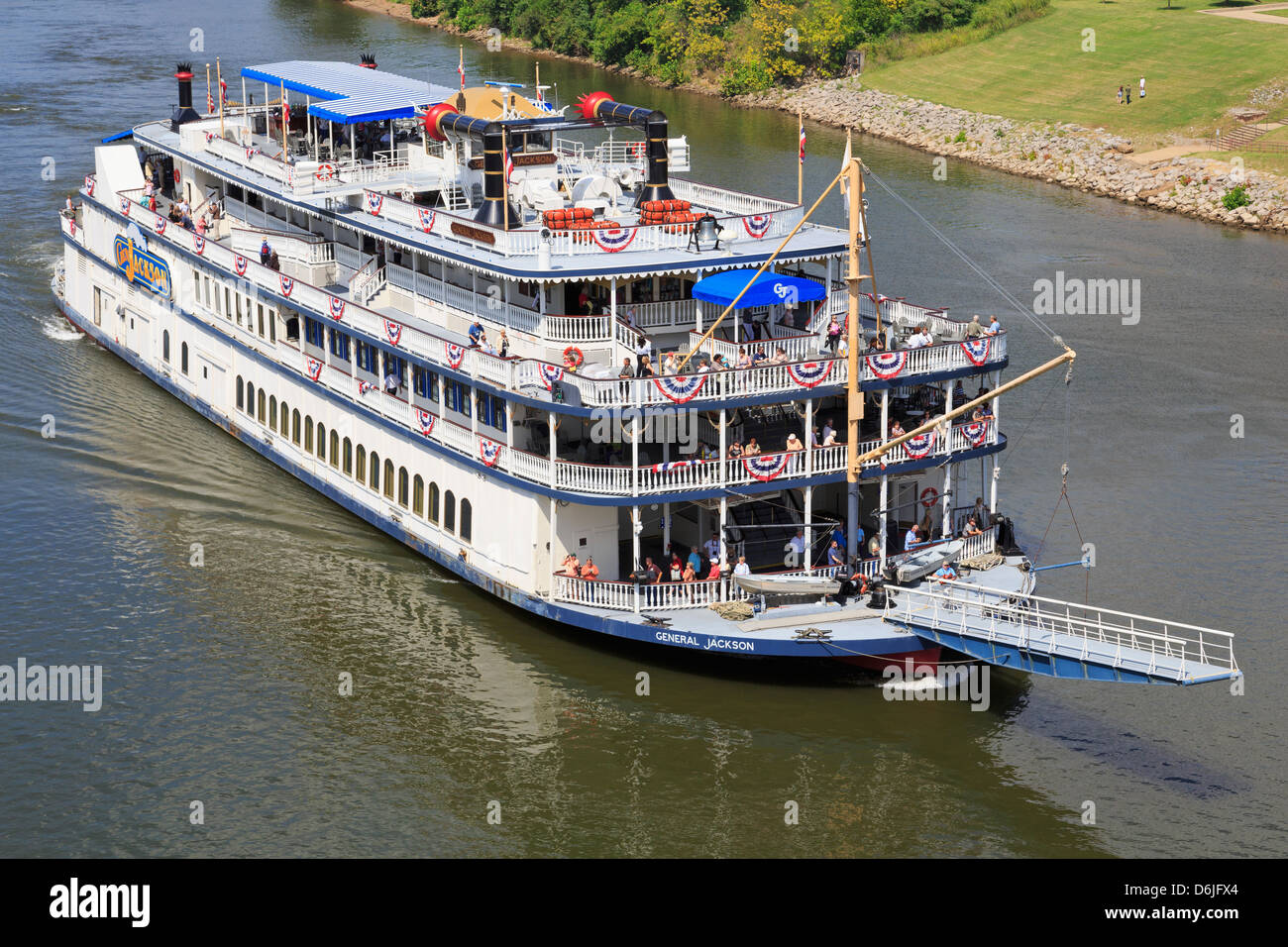 Le général Jackson Riverboat, Nashville, Tennessee, États-Unis d'Amérique, Amérique du Nord Banque D'Images
