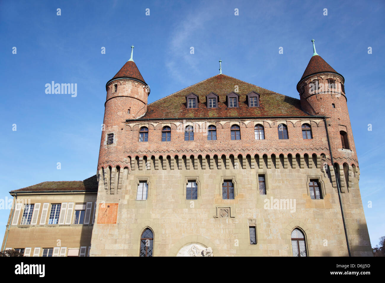 Chateau de Lausanne, Lausanne, Vaud, Suisse, Europe Banque D'Images