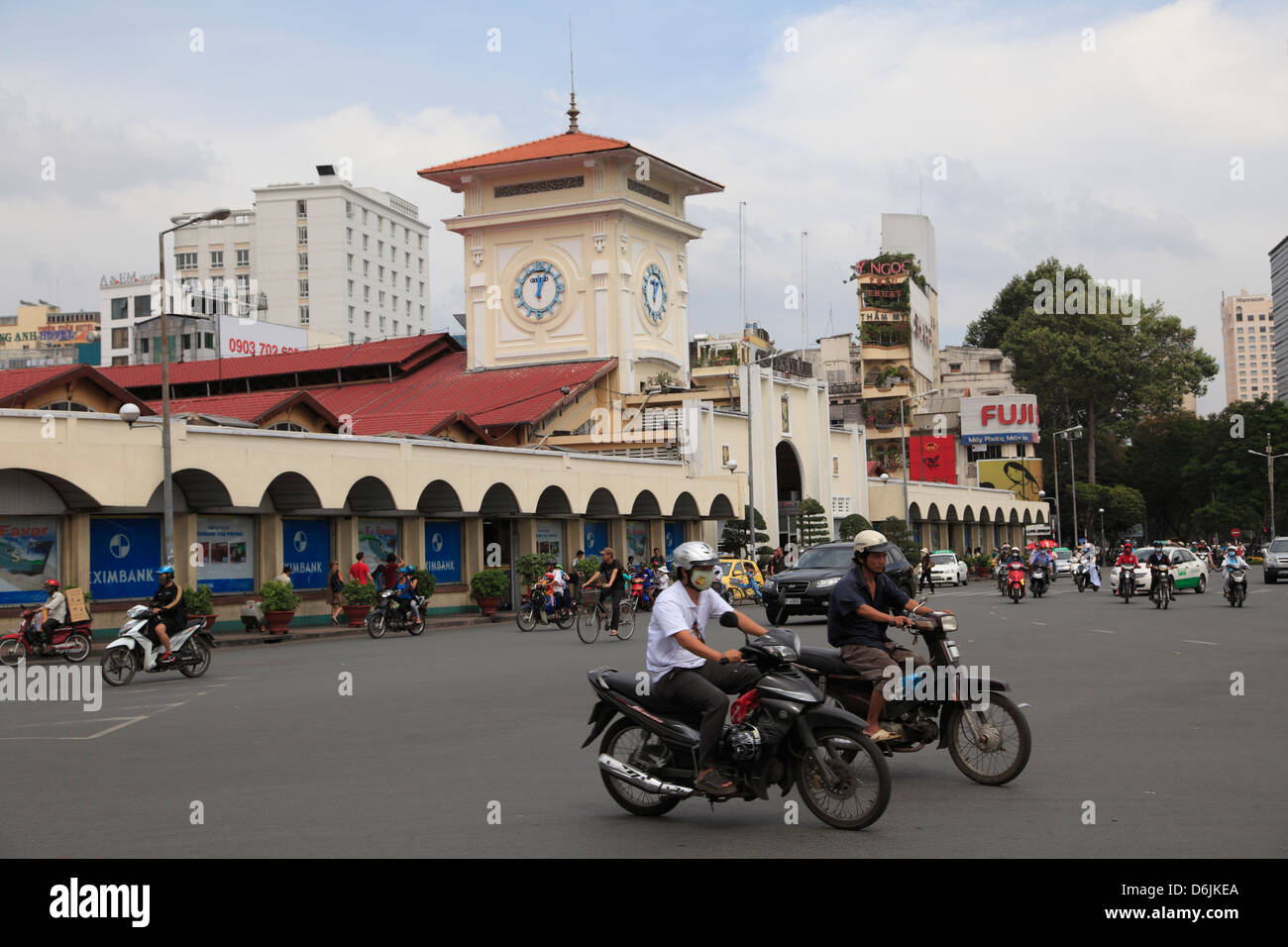 Marché de Ben Thanh, Ho Chi Minh Ville (Saigon), Vietnam, Indochine, Asie du Sud-Est, l'Asie Banque D'Images