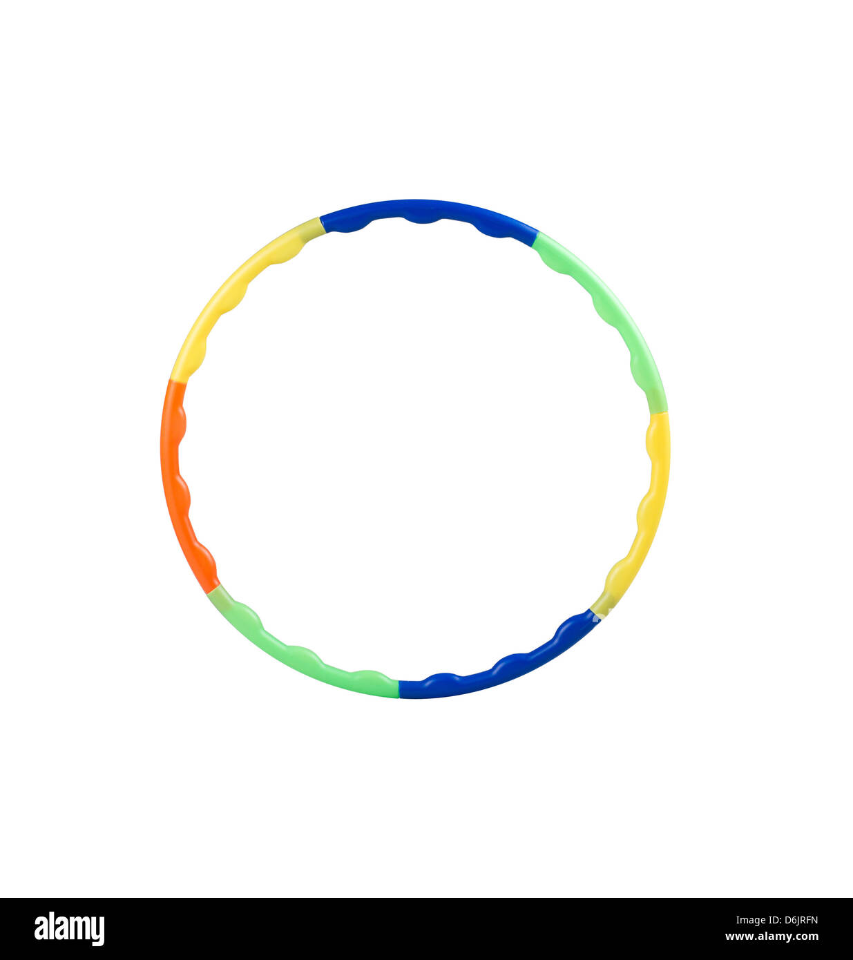 Hula Hoop en plastique coloré Banque D'Images