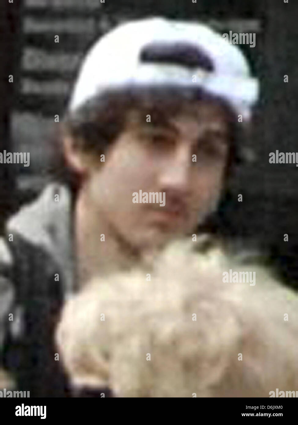 Boston, USA. 19 avril 2013. Boston bomb suspects des images tirées d'images de vidéosurveillance. Photo:FBI Banque D'Images