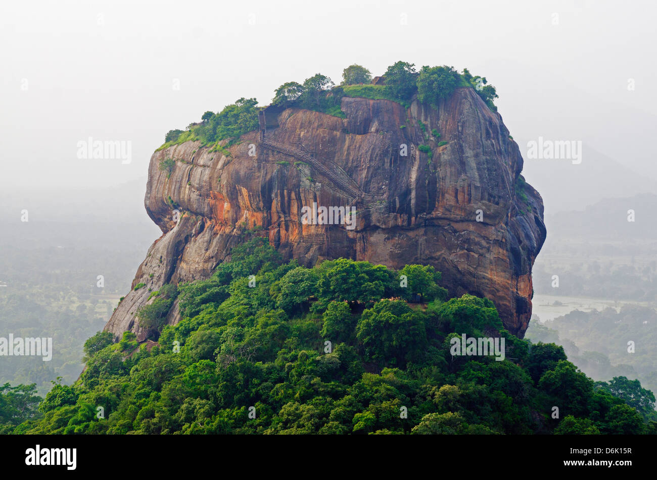 Sigiriya, UNESCO World Heritage Site, North Central Province, Sri Lanka, Asie Banque D'Images