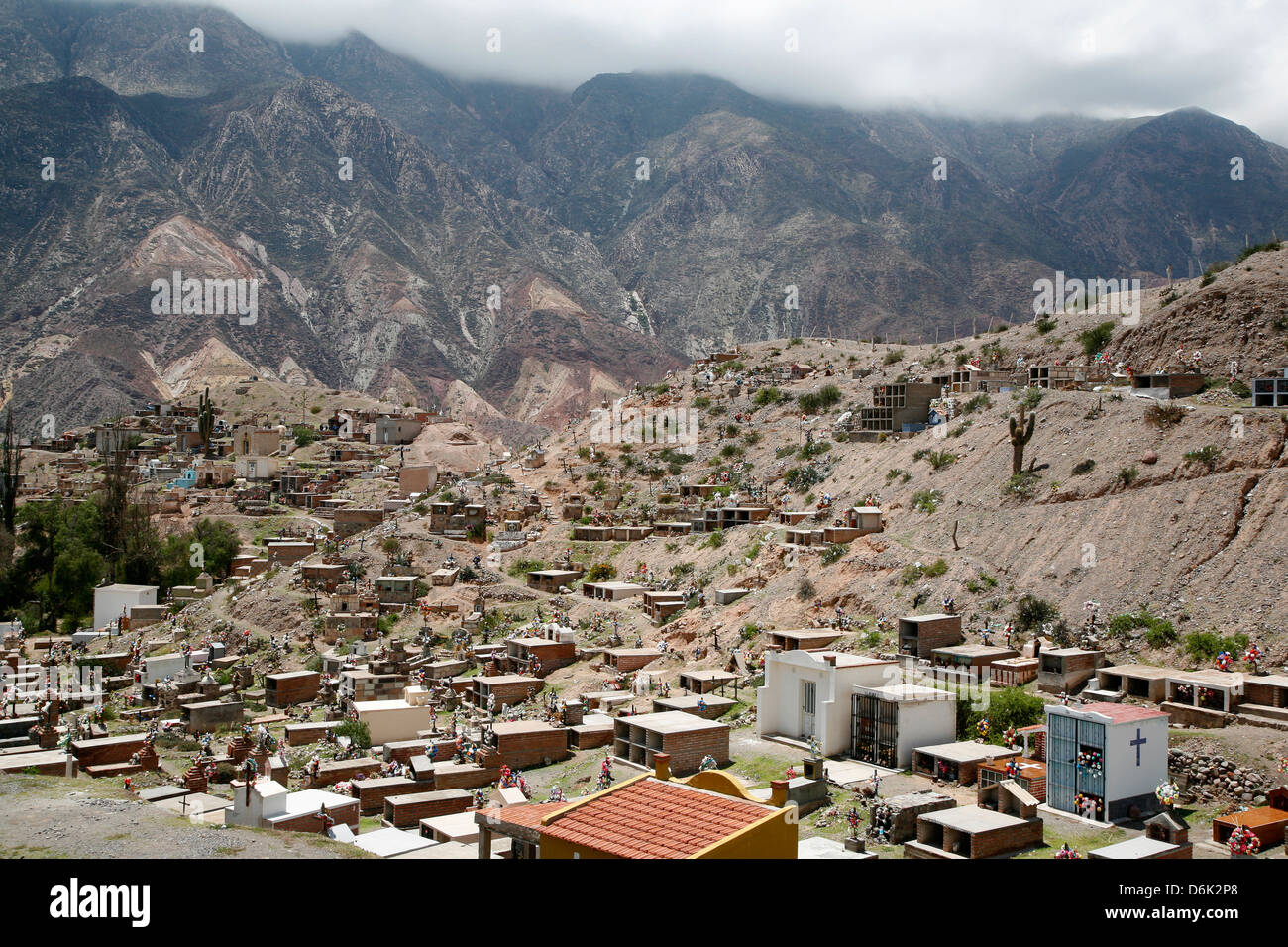 Cimetière de Maimara, Province de Jujuy, Argentine, Amérique du Sud Banque D'Images