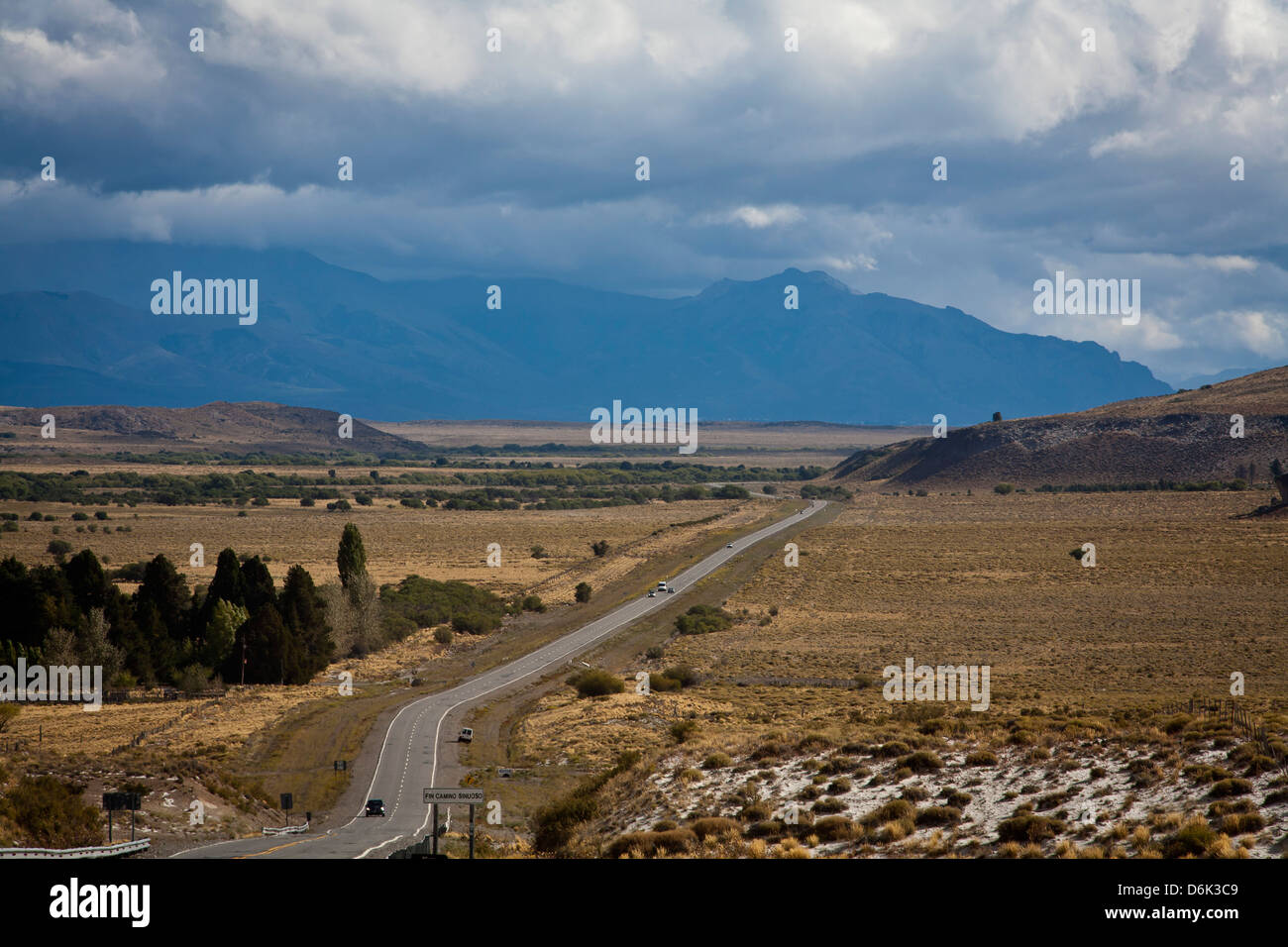 Vue sur Ruta 40, Patagonie, Argentine, Amérique du Sud Banque D'Images