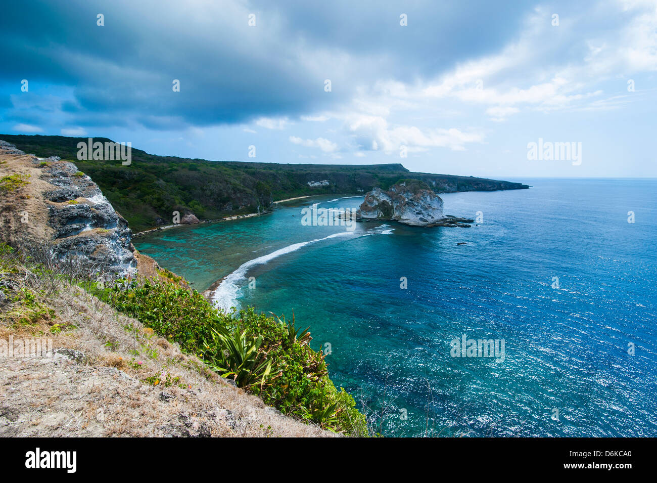 L'île aux oiseaux outlook, Saipan, Mariannes du Nord, Centre du Pacifique, Pacifique Banque D'Images