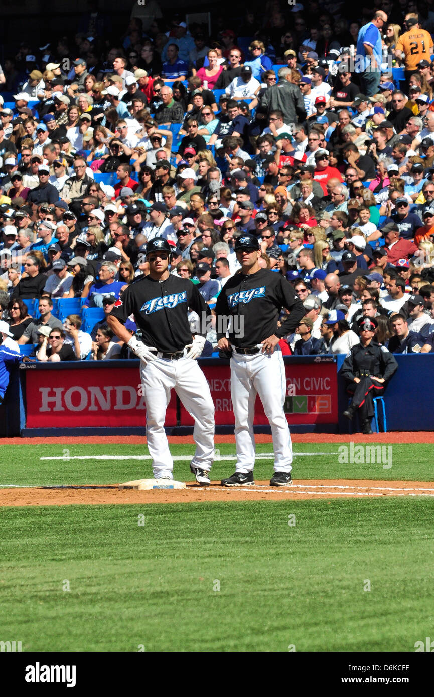 New York Yankees Vs. Blue Jays de Toronto qui a eu lieu au stade Rogers, avec les Yankees battre des Blue Jays de Toronto, Canada - 3-0 Banque D'Images
