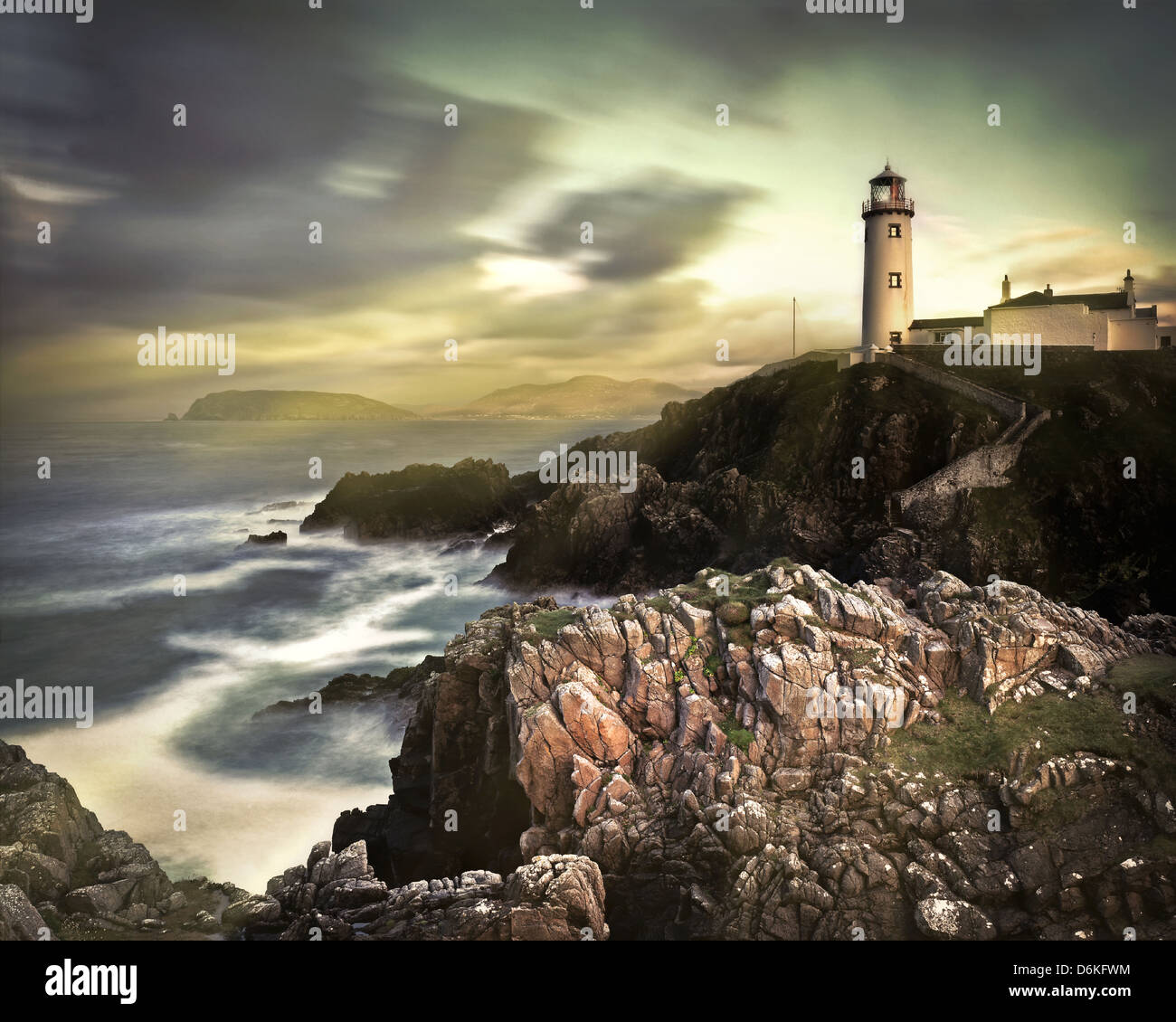 IE - CO.DONEGAL : Fanad Head Lighthouse Banque D'Images