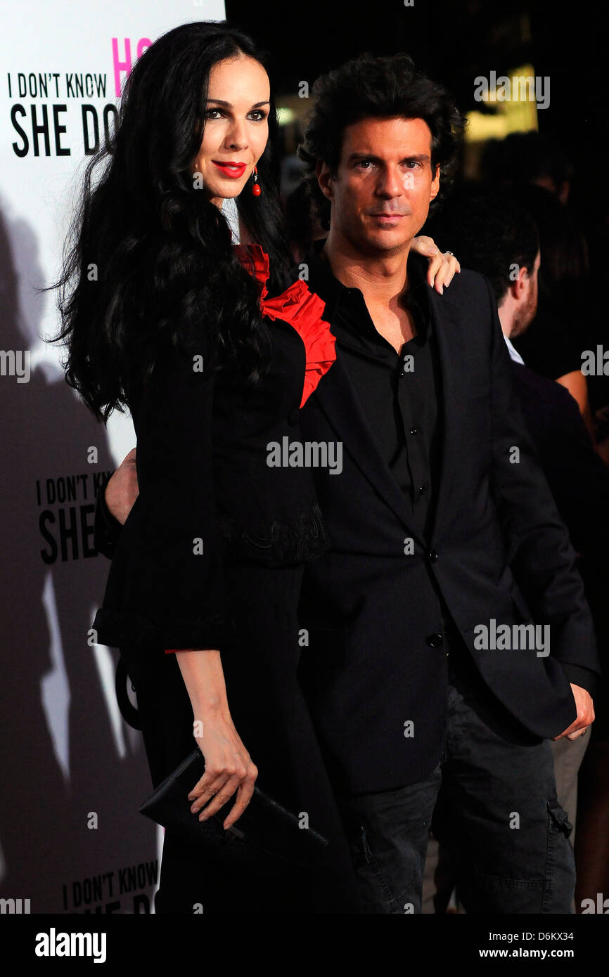 L'Wren Scott New York premiere de 'Je ne sais pas comment elle fait n'' tenue à l'AMC Loews Lincoln Square - Arrivées New York City, USA Banque D'Images