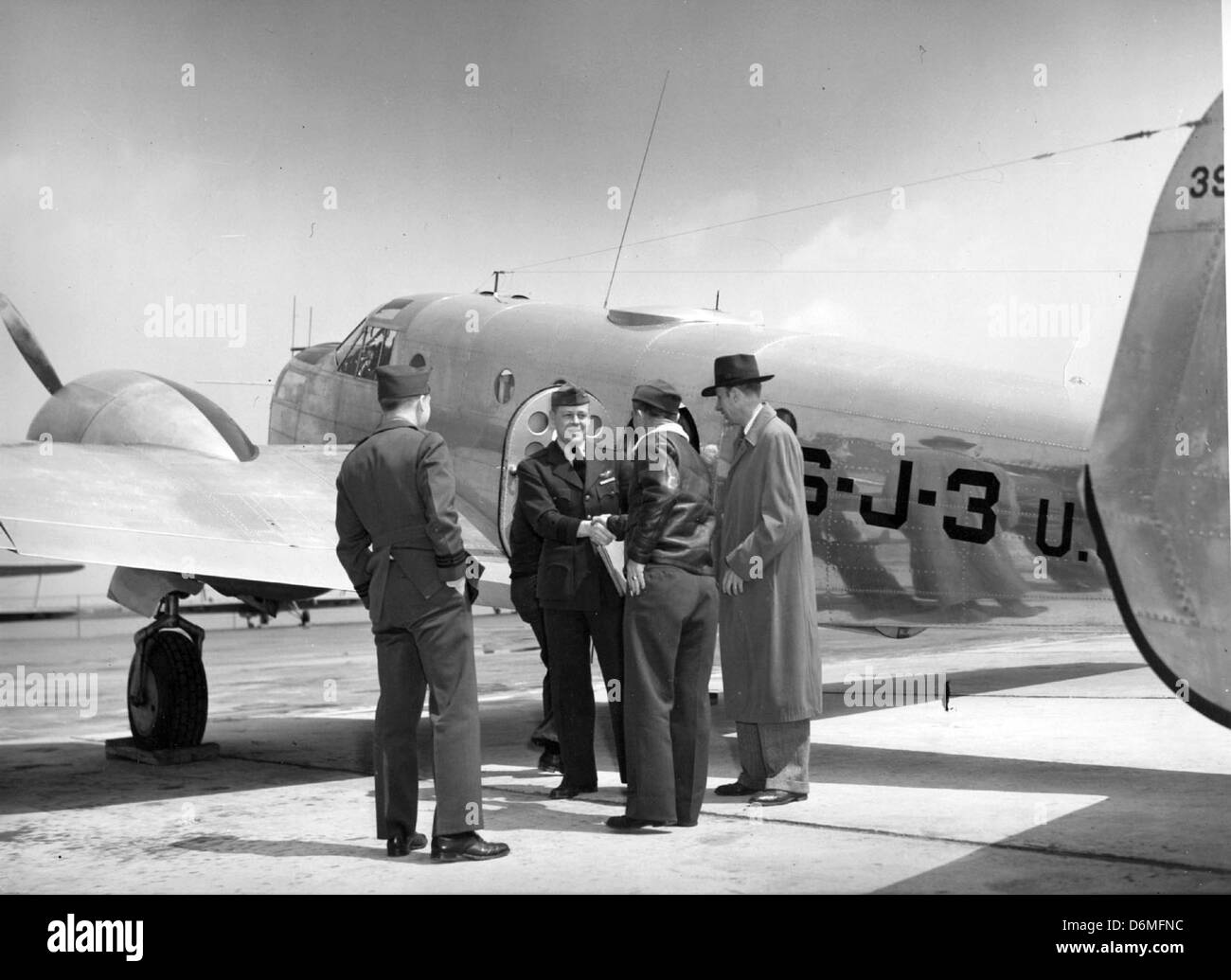 Beechcraft a été un fabricant leader d'avions militaires et civils. Ses contributions à l'aviation comprennent plusieurs conceptions d'avions réputées encore utilisées aujourd'hui. Banque D'Images