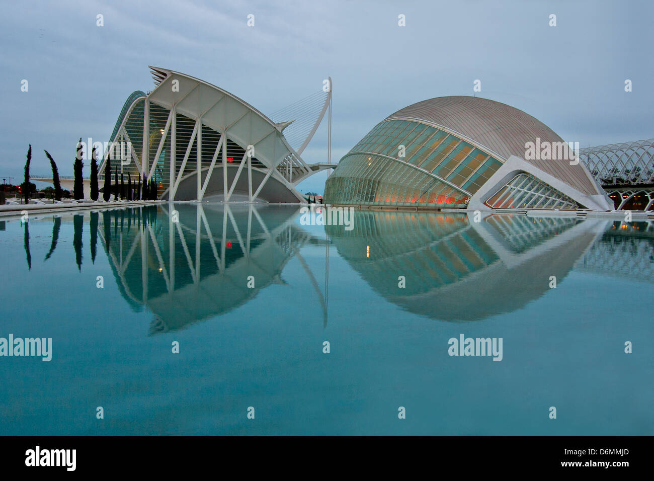 Cité des Arts et des Sciences Banque D'Images