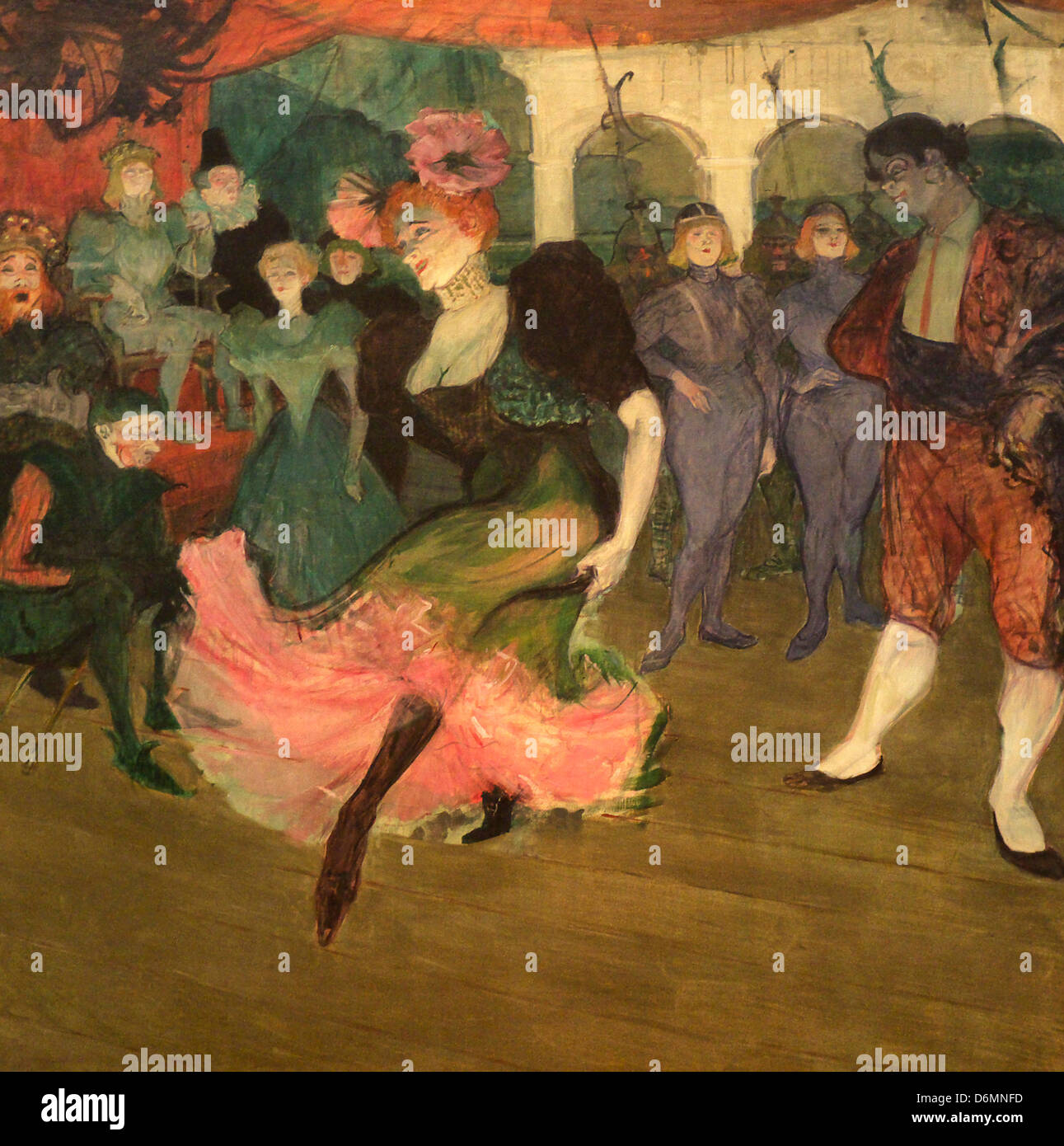 Marcelle prêteur danser dans le boléro dans 'Chilpéric Ier" par Henri de Toulouse-Lautrec Banque D'Images