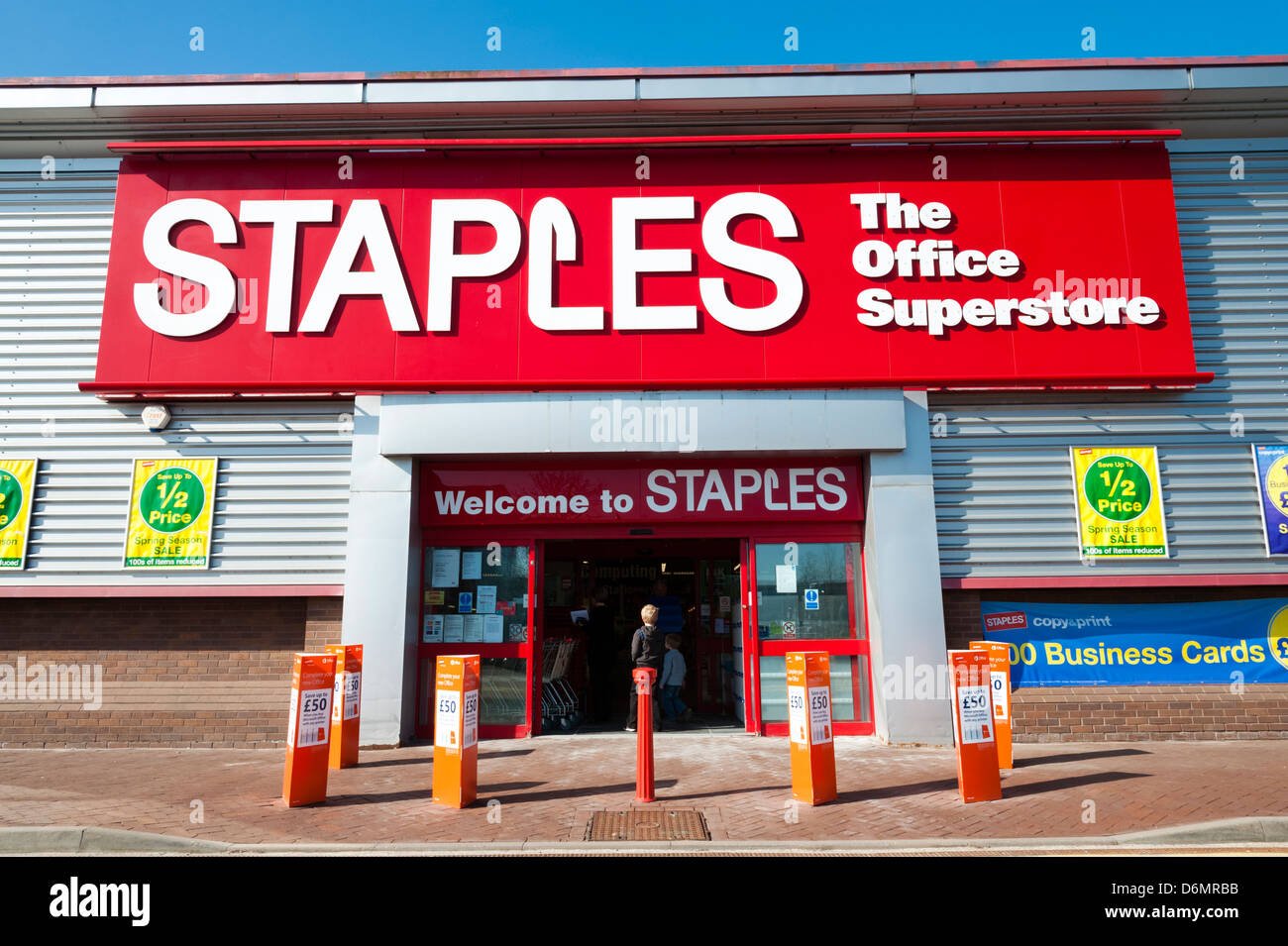 Staples store au Royaume-Uni Photo Stock - Alamy