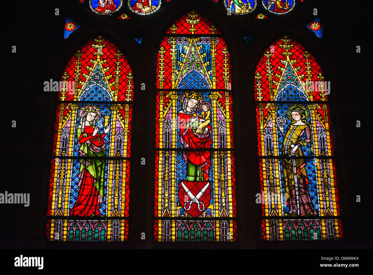 La Cathédrale de Fribourg, Freiburg, Germany, Europe Banque D'Images