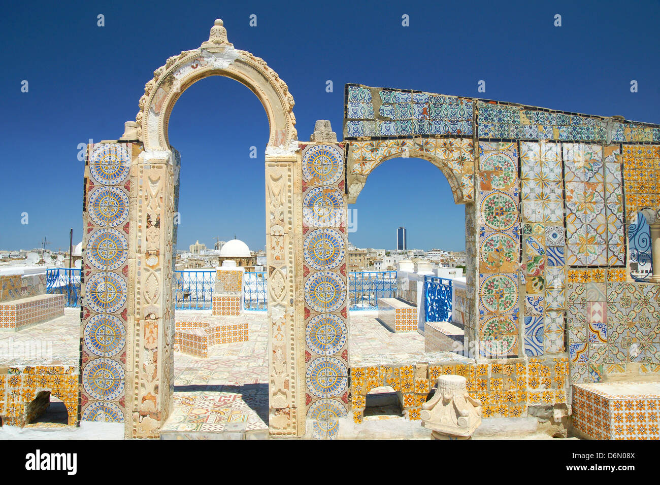 L'architecture tunisienne historique Banque D'Images