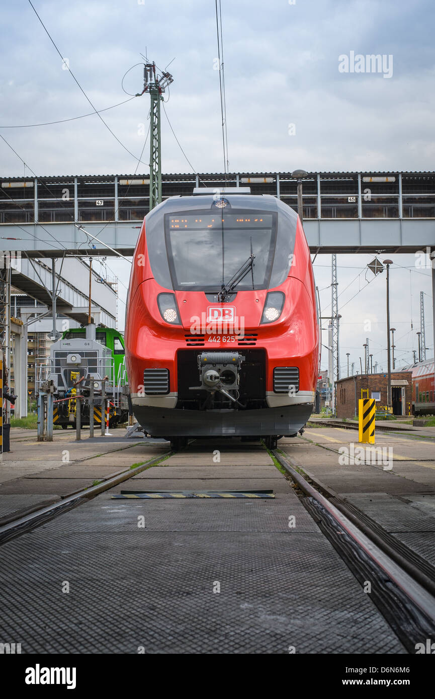 Berlin, Allemagne, présentation des nouveaux trains TALENT 2 de la Deutsche Bahn Banque D'Images
