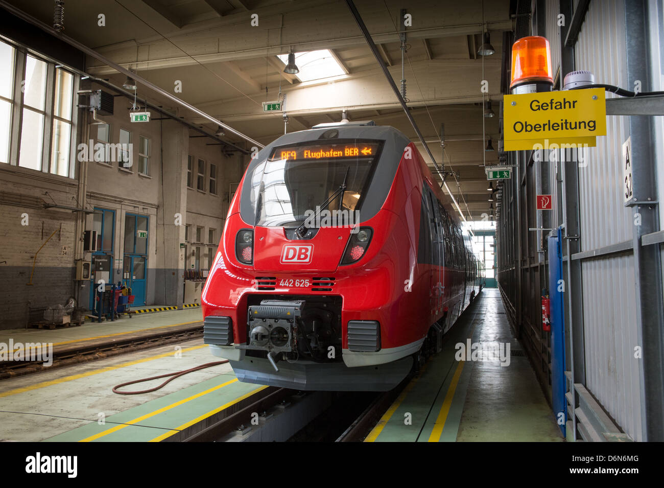 Berlin, Allemagne, présentation des nouveaux trains TALENT 2 de la Deutsche Bahn Banque D'Images