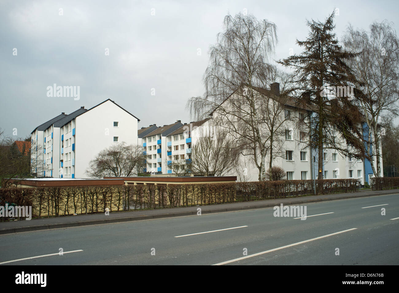 Offres et demandes de logement social, Leichlingen, Allemagne Banque D'Images