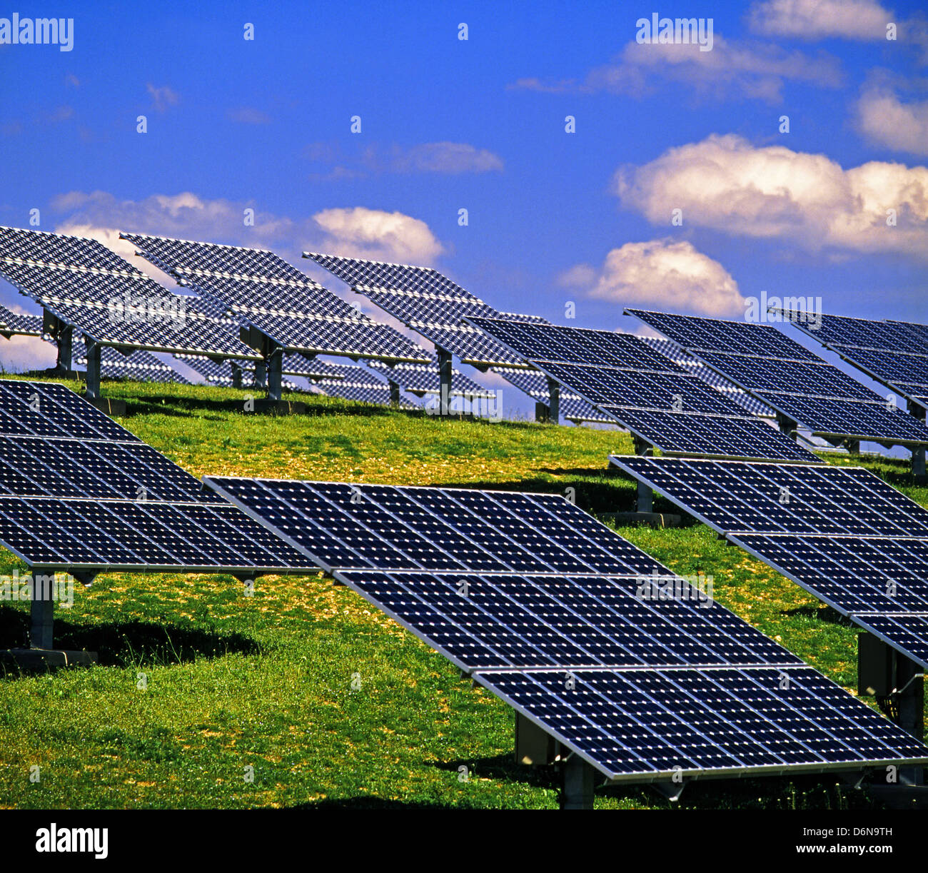 Les cellules solaires,écologie,sinon Banque D'Images