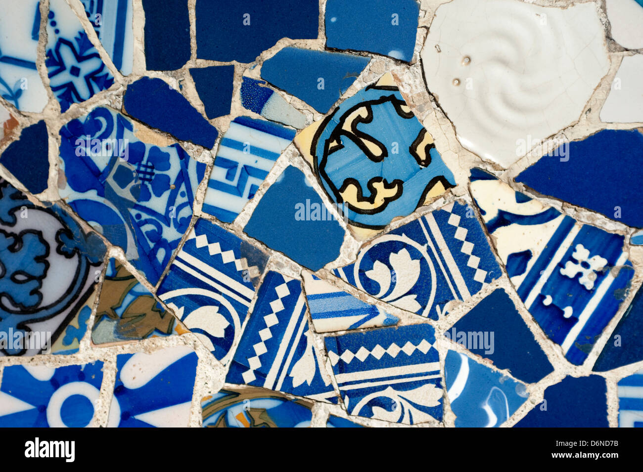 Parc Guell, Gaudi (parc), Barcelone, Espagne, Europe Banque D'Images Parc Guell, Gaudi (parc), Barcelone, Espagne, Europe Banque D'Images