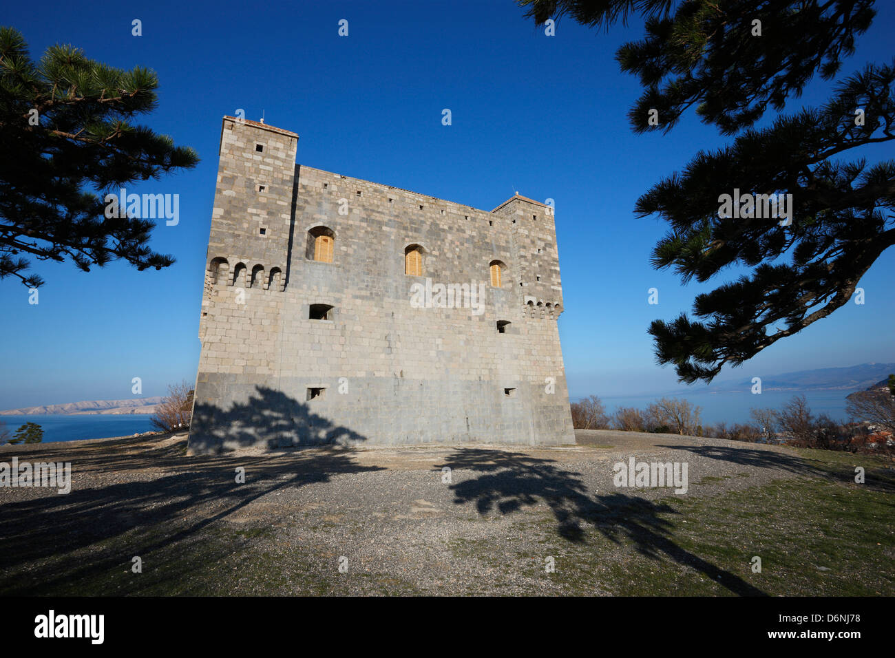 Senj - fort Nehaj Banque D'Images