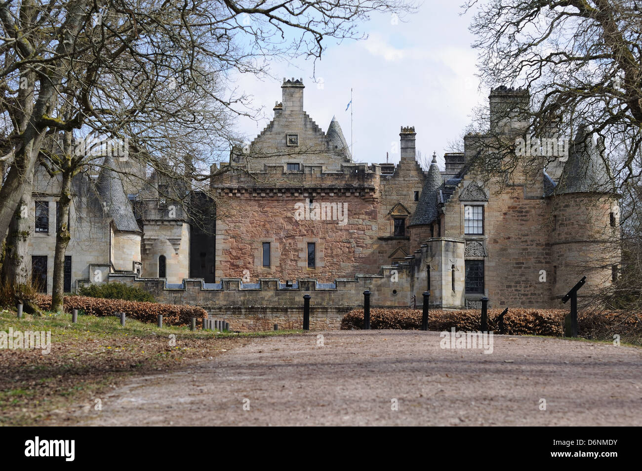L'Dalzell stately home, Motherwell, North Lanarkshire, Écosse, Royaume-Uni Banque D'Images