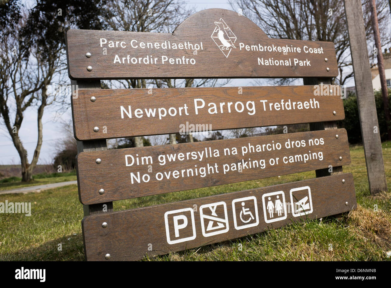 Le parc national du Pembrokeshire, affichage à l'Parrog, Newport , West Wales UK Banque D'Images