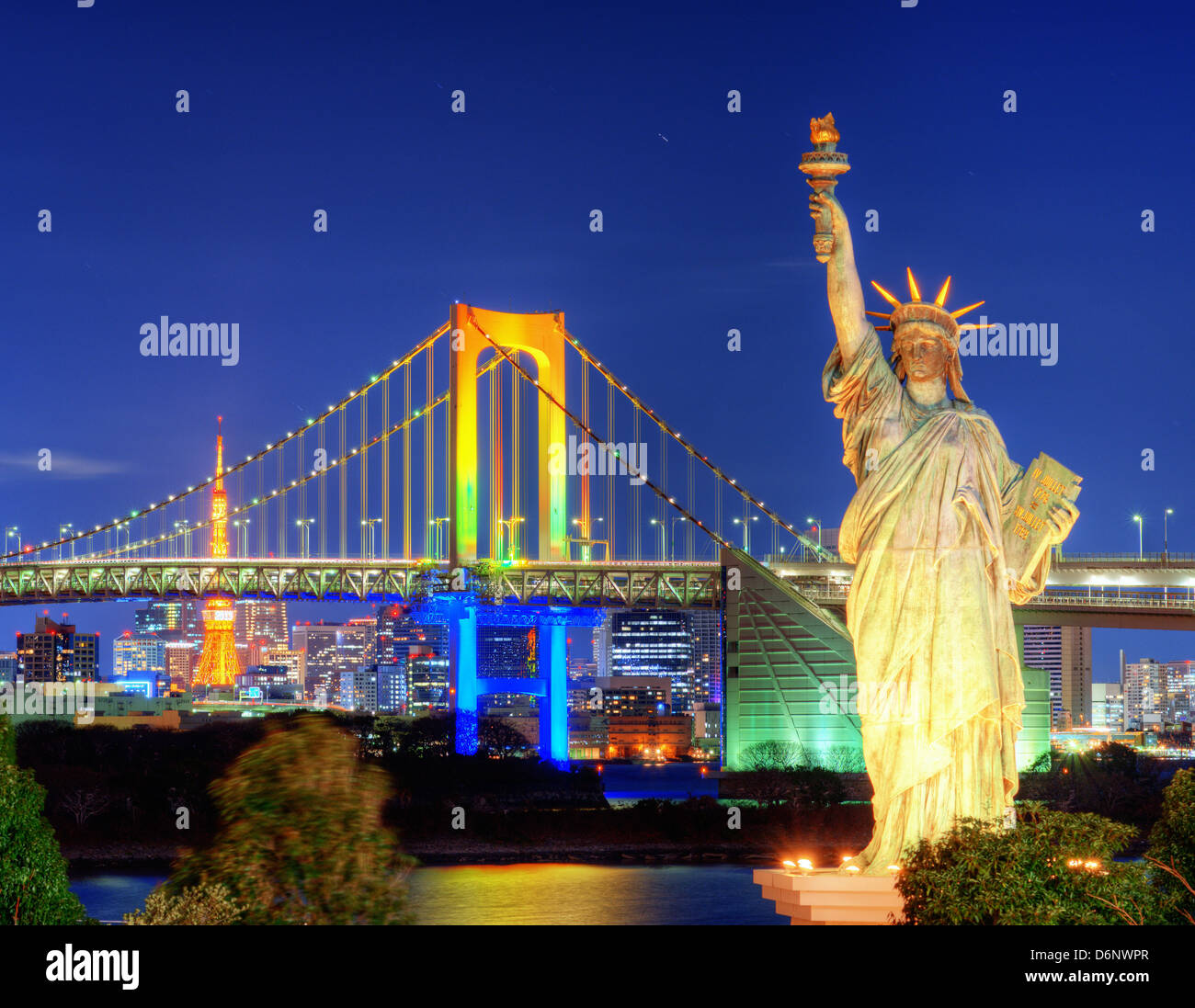 Pont en arc-en-ciel de Tokyo, Japon Banque D'Images