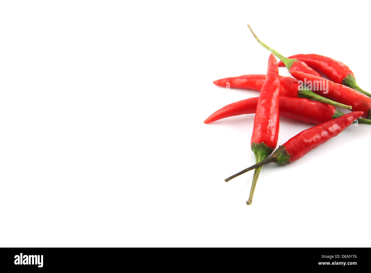 Red Hot Chili Peppers sur le fond blanc. Banque D'Images