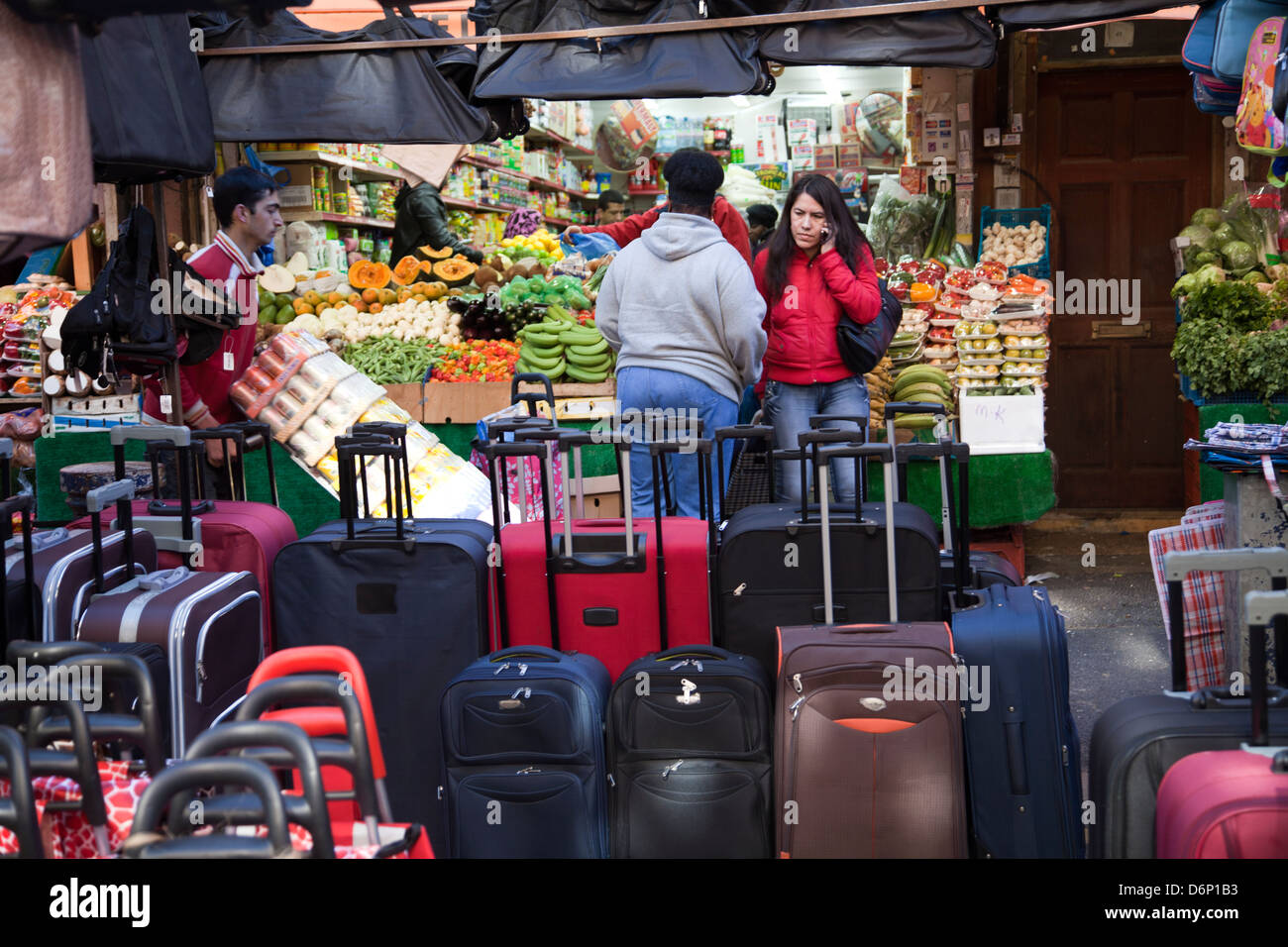 Brixton marché plein air à Lambeth - Londres - Royaume-Uni Banque D'Images