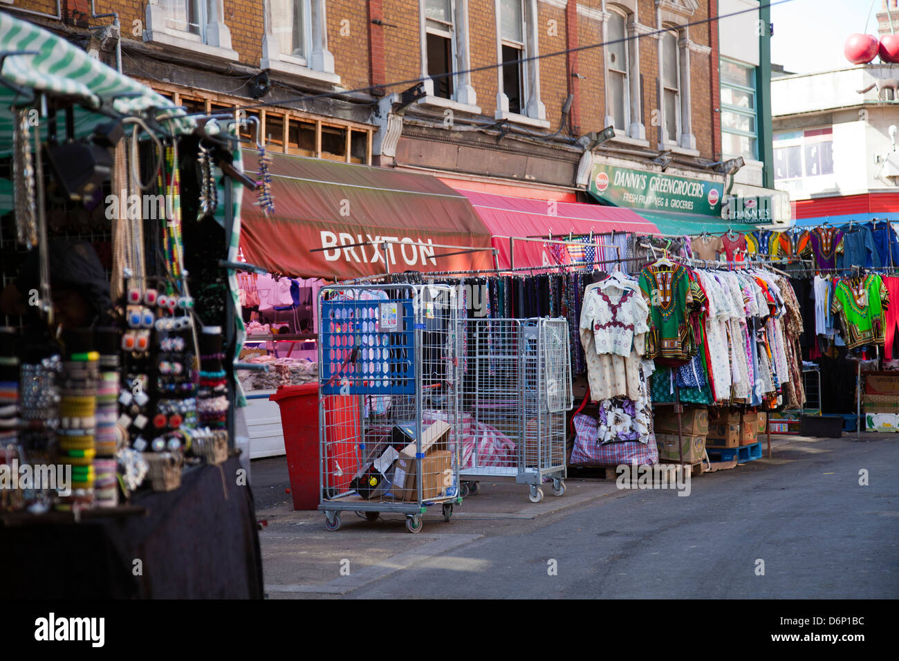 Brixton marché plein air à Lambeth - Londres - Royaume-Uni Banque D'Images