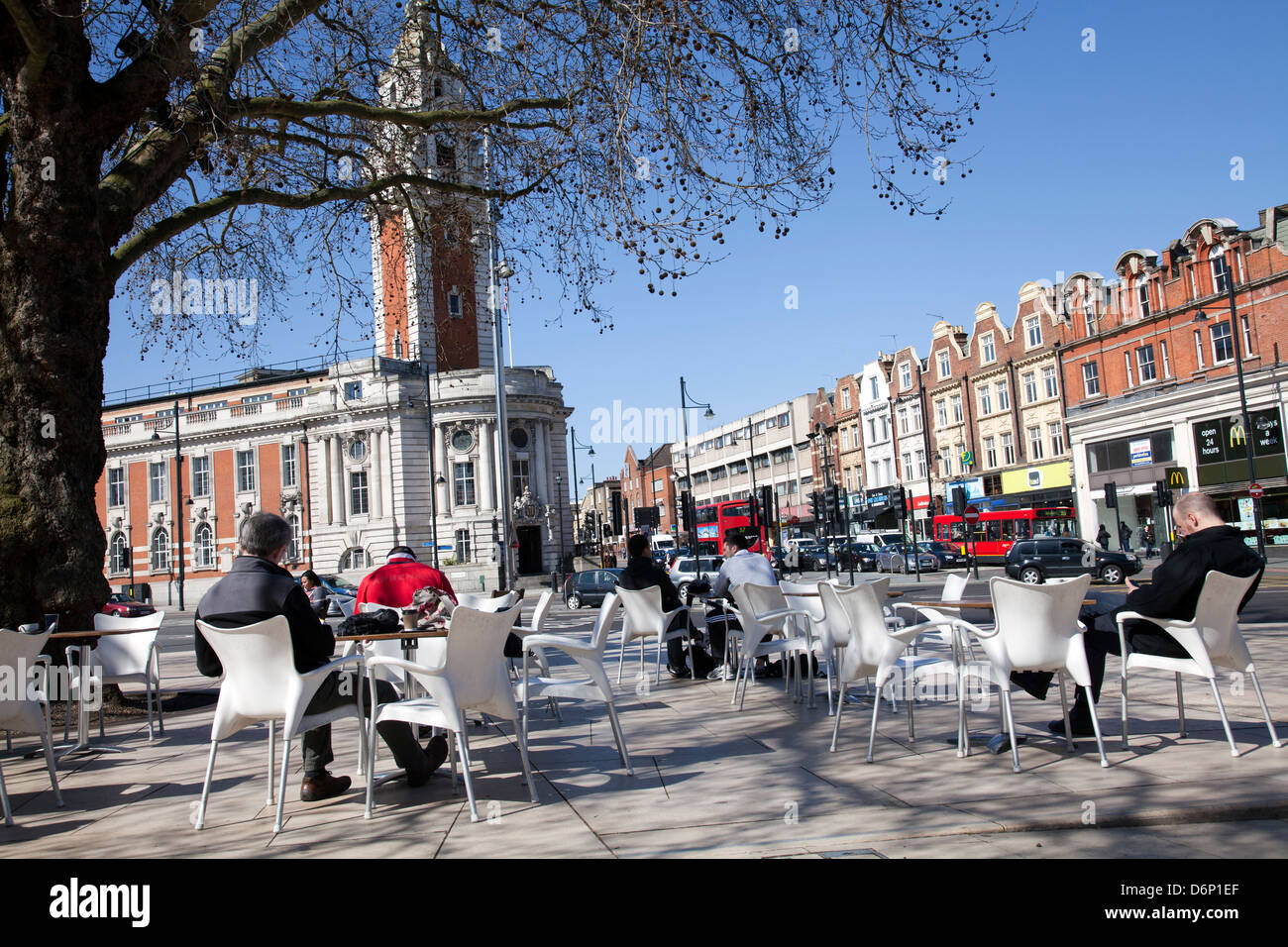 Brixton Windrush Square à Lambeth - London UK Banque D'Images