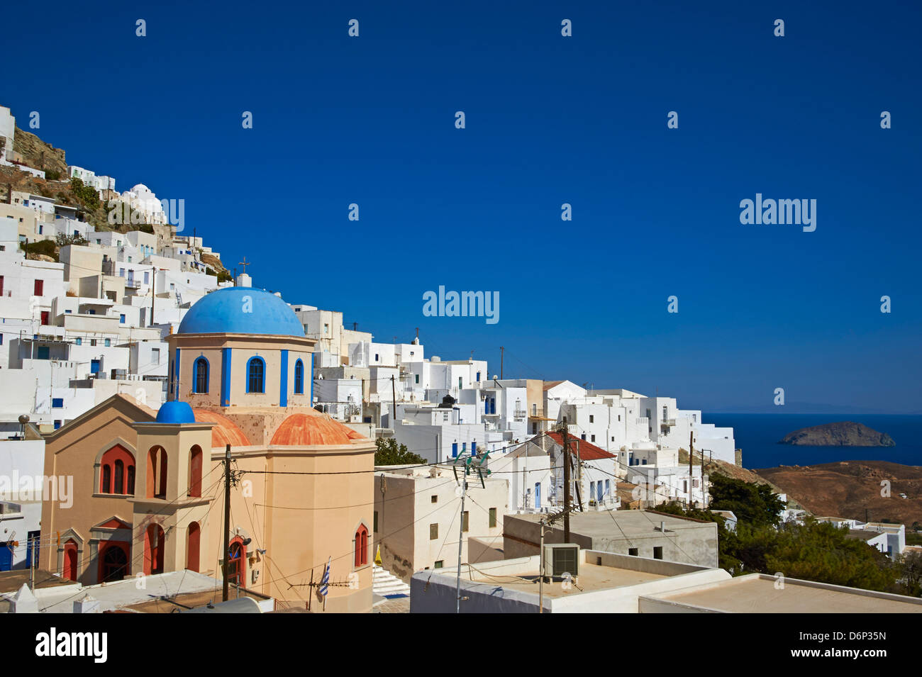 Hora, Serifos, Cyclades, îles grecques, Grèce, Europe Banque D'Images