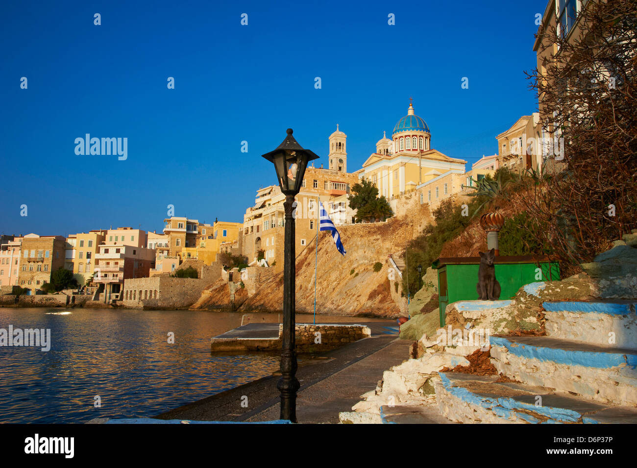 Ermoúpoli (Khora), l'île de Syros, Cyclades, îles grecques, Grèce, Europe Banque D'Images