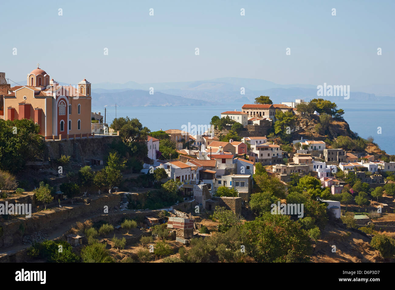 Ioulis (Khora), l'île de Kéa, Cyclades, îles grecques, Grèce, Europe Banque D'Images