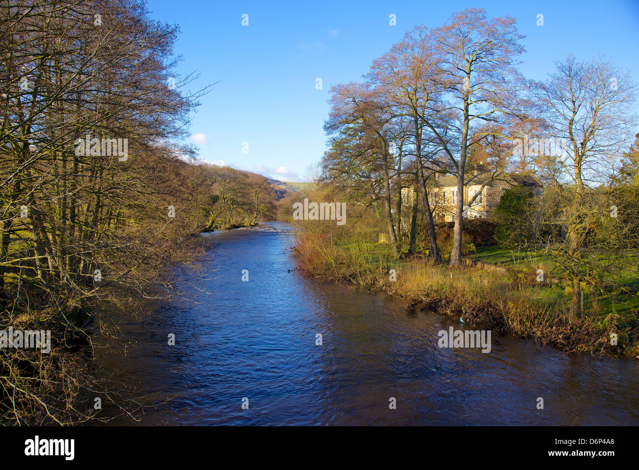 Derwent près de Hathersage, parc national de Peak District, Derbyshire, Angleterre, Royaume-Uni, Europe Banque D'Images