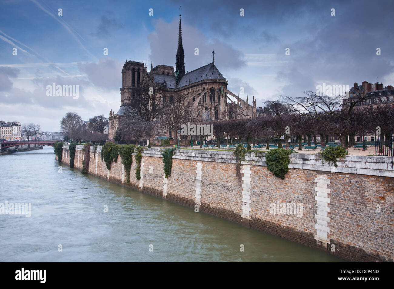 La cathédrale Notre Dame de Paris, Paris, France, Europe Banque D'Images