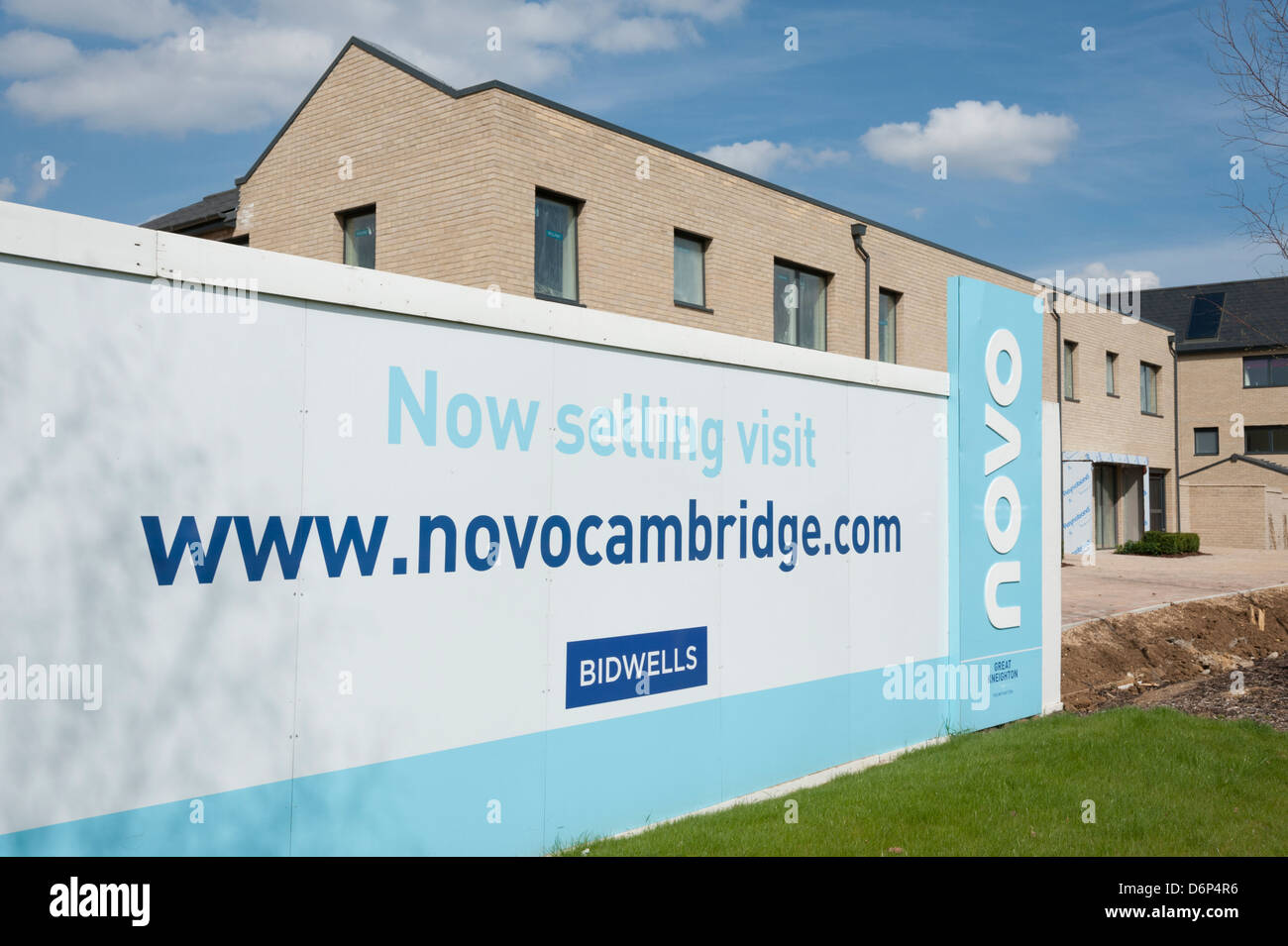 Développement de nouveaux logements à un Kneighton Trumpington Cambridge UK Banque D'Images