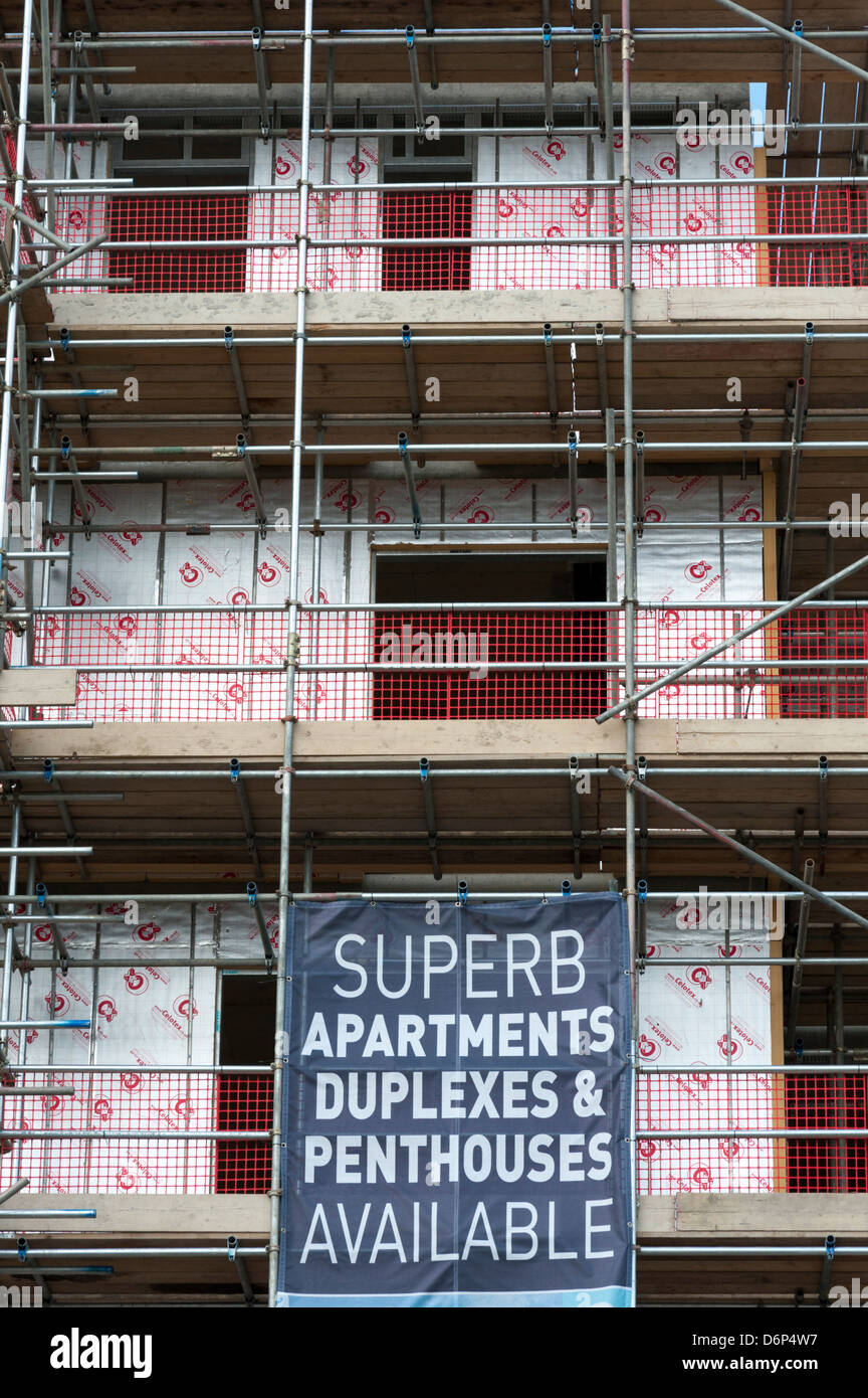 Développement de nouveaux logements à un Kneighton Trumpington Cambridge UK Banque D'Images