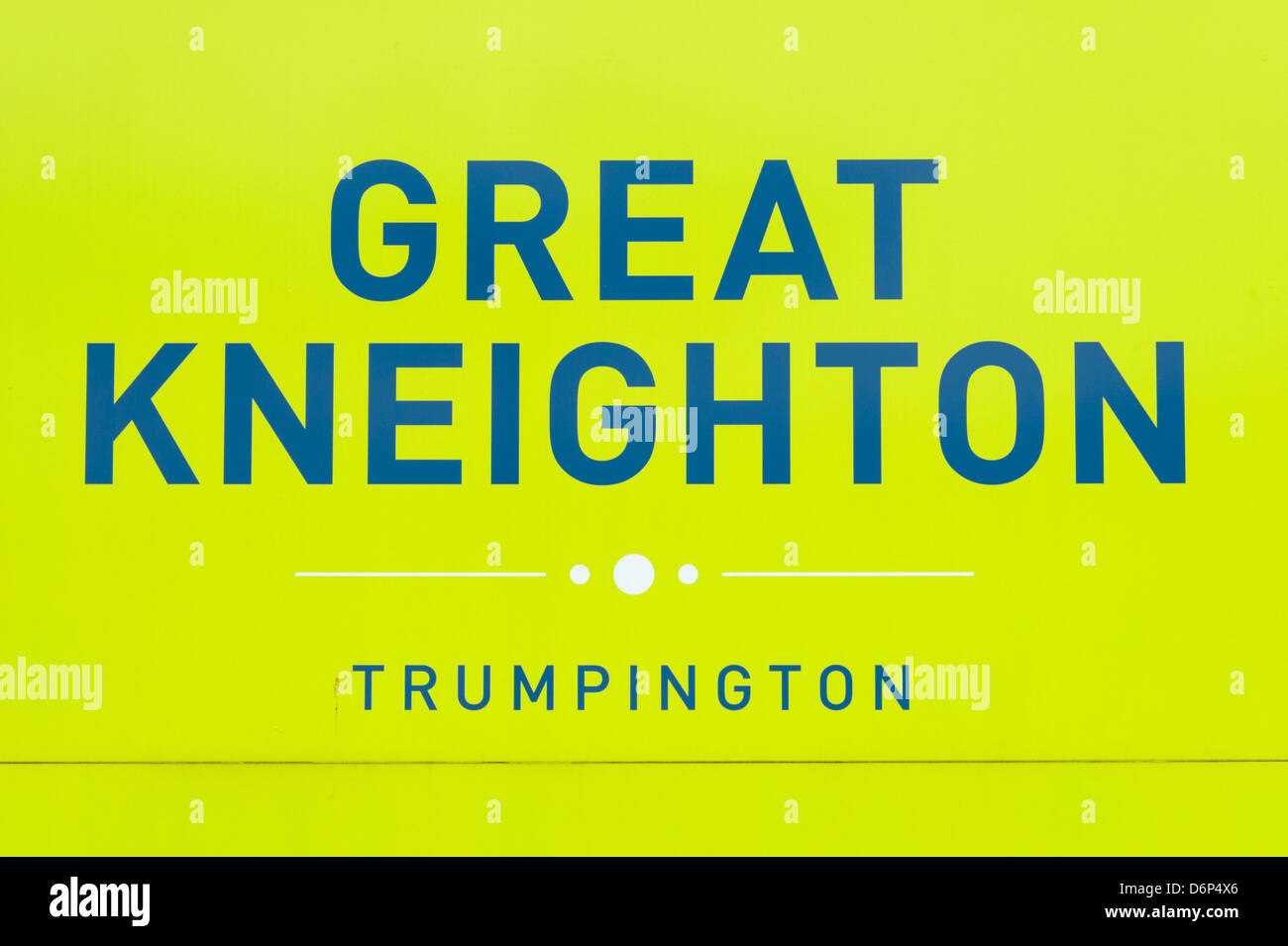 Inscrivez-vous au développement de nouveaux logements à un Kneighton Trumpington Cambridge UK Banque D'Images