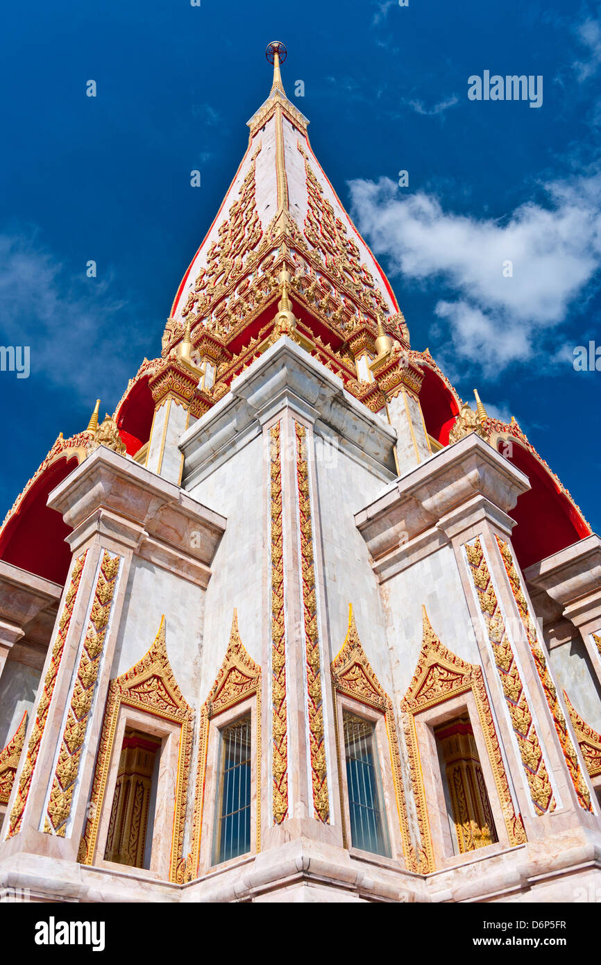 Karon Beach, Temple bouddhiste, l'île de Phuket, Phuket, Thaïlande, Asie du Sud, Asie Banque D'Images