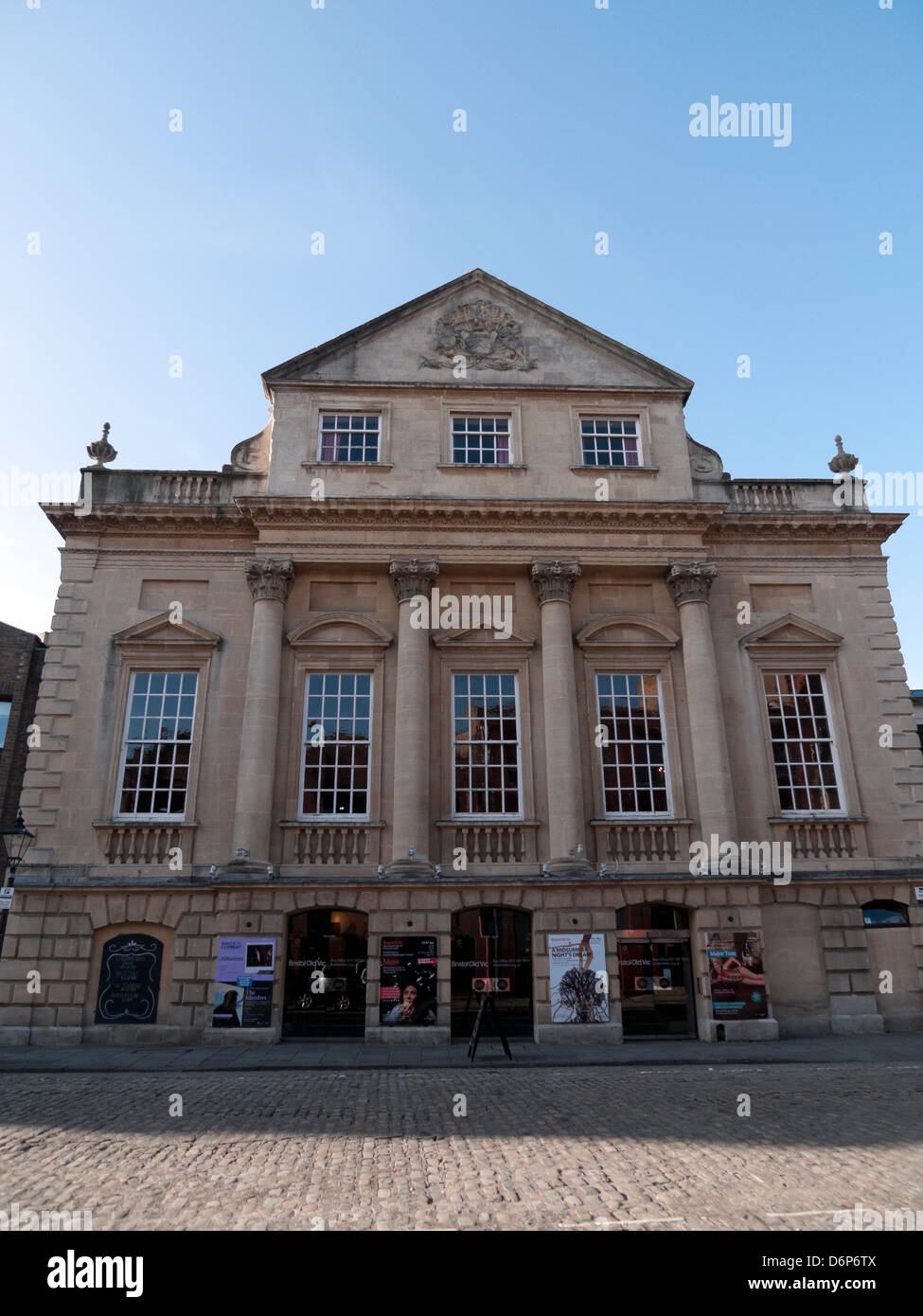 Vue extérieure de la Bristol Old Vic Theatre Royal King Street façade avant du bâtiment Bristol England UK KATHY DEWITT Banque D'Images