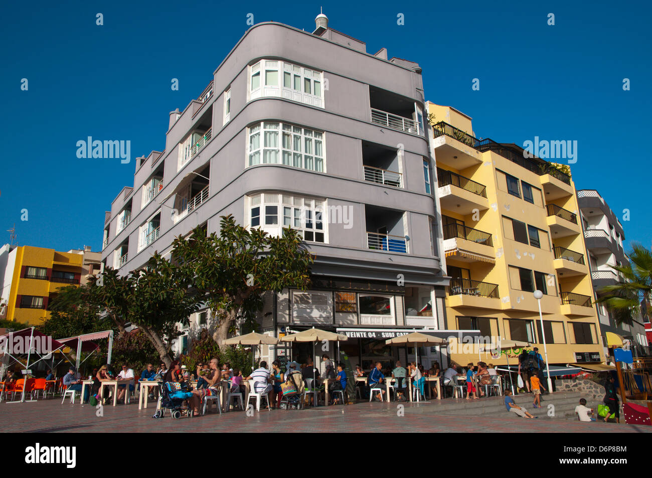 Ville El Medano Tenerife island les Îles Canaries Espagne Europe Banque D'Images
