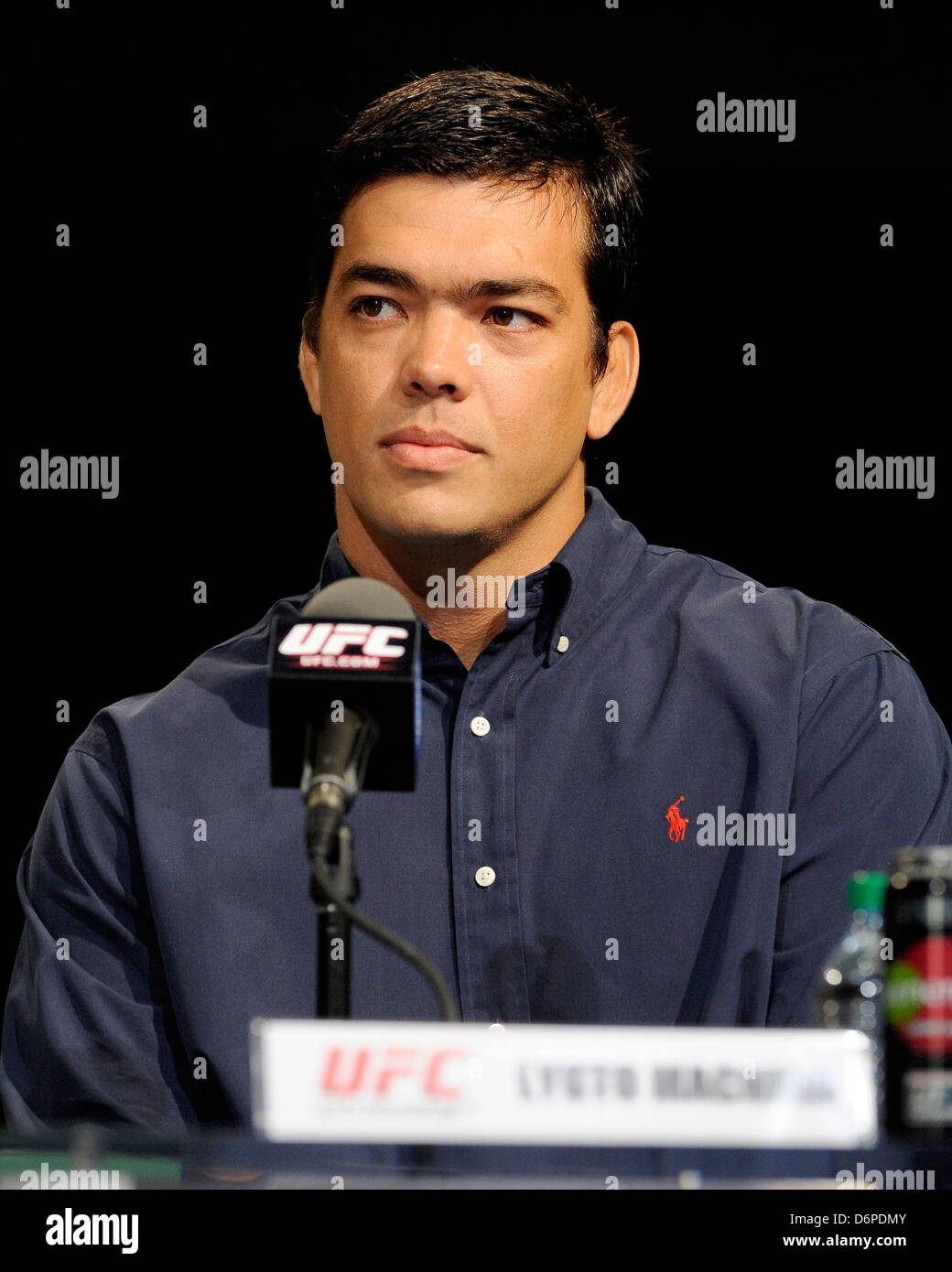 Lyoto Machida UFC 140 conférence de presse au Centre Air Canada. Toronto, Canada - Obligatoire 12.10.11 Banque D'Images