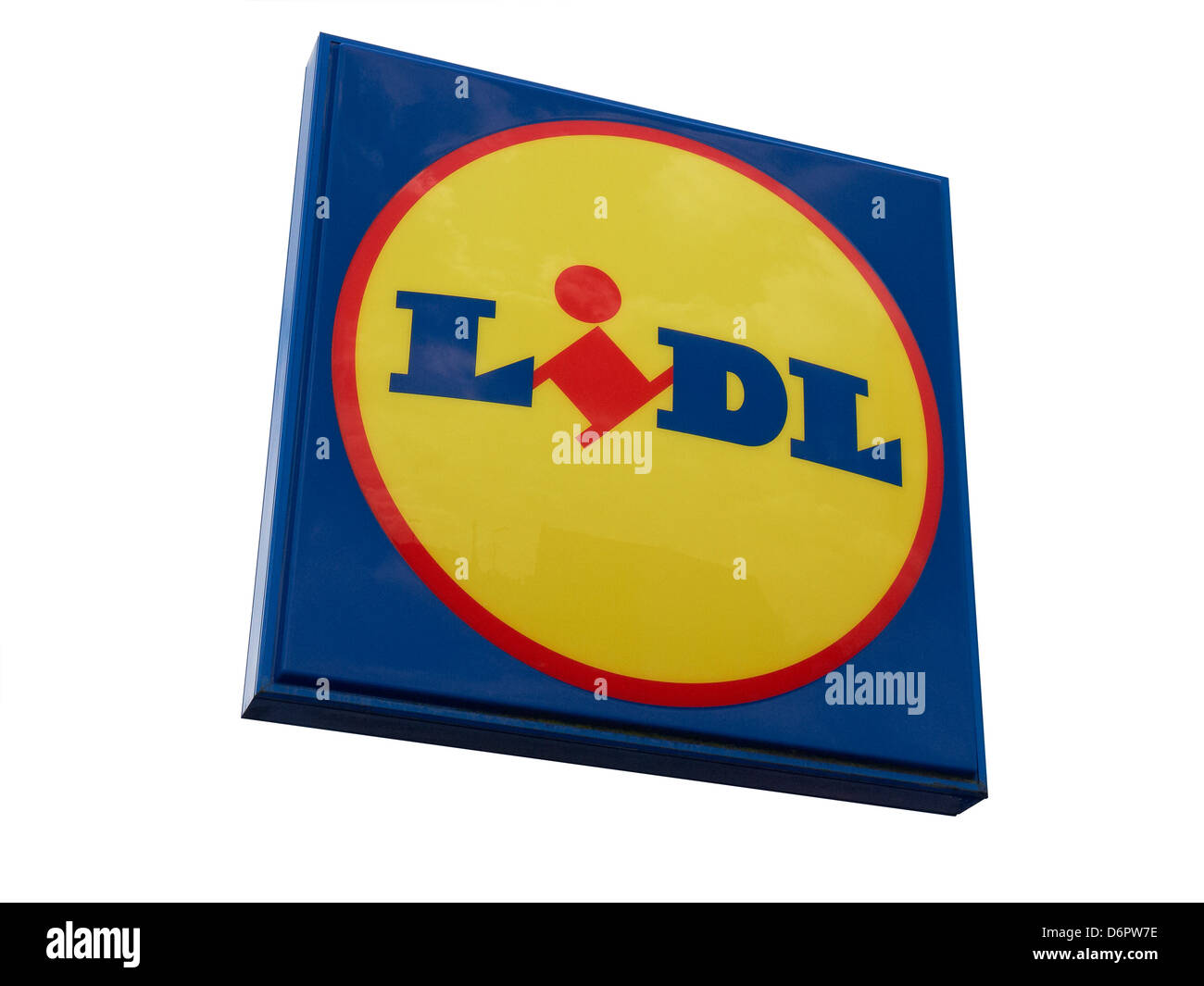 Signe de Lidl Banque D'Images