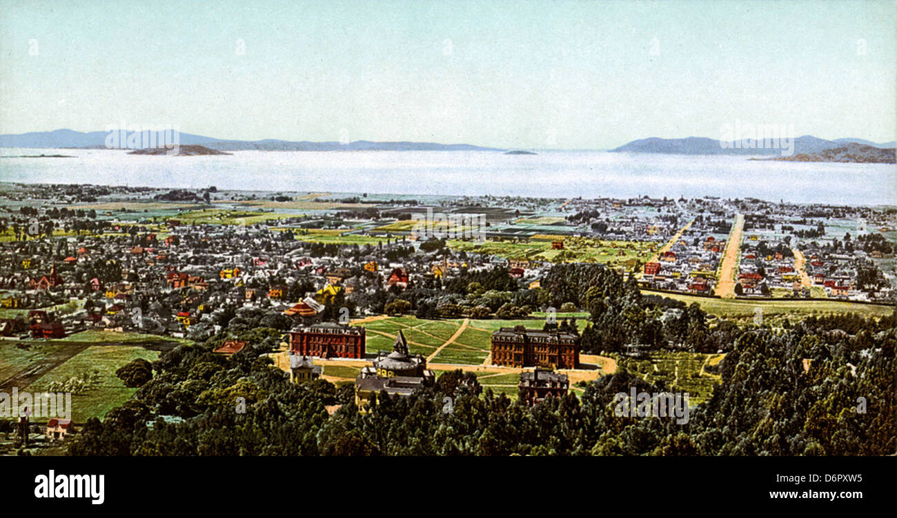 Berkeley et le Golden Gate, San Francisco, Californie, ca. 1900 Banque D'Images