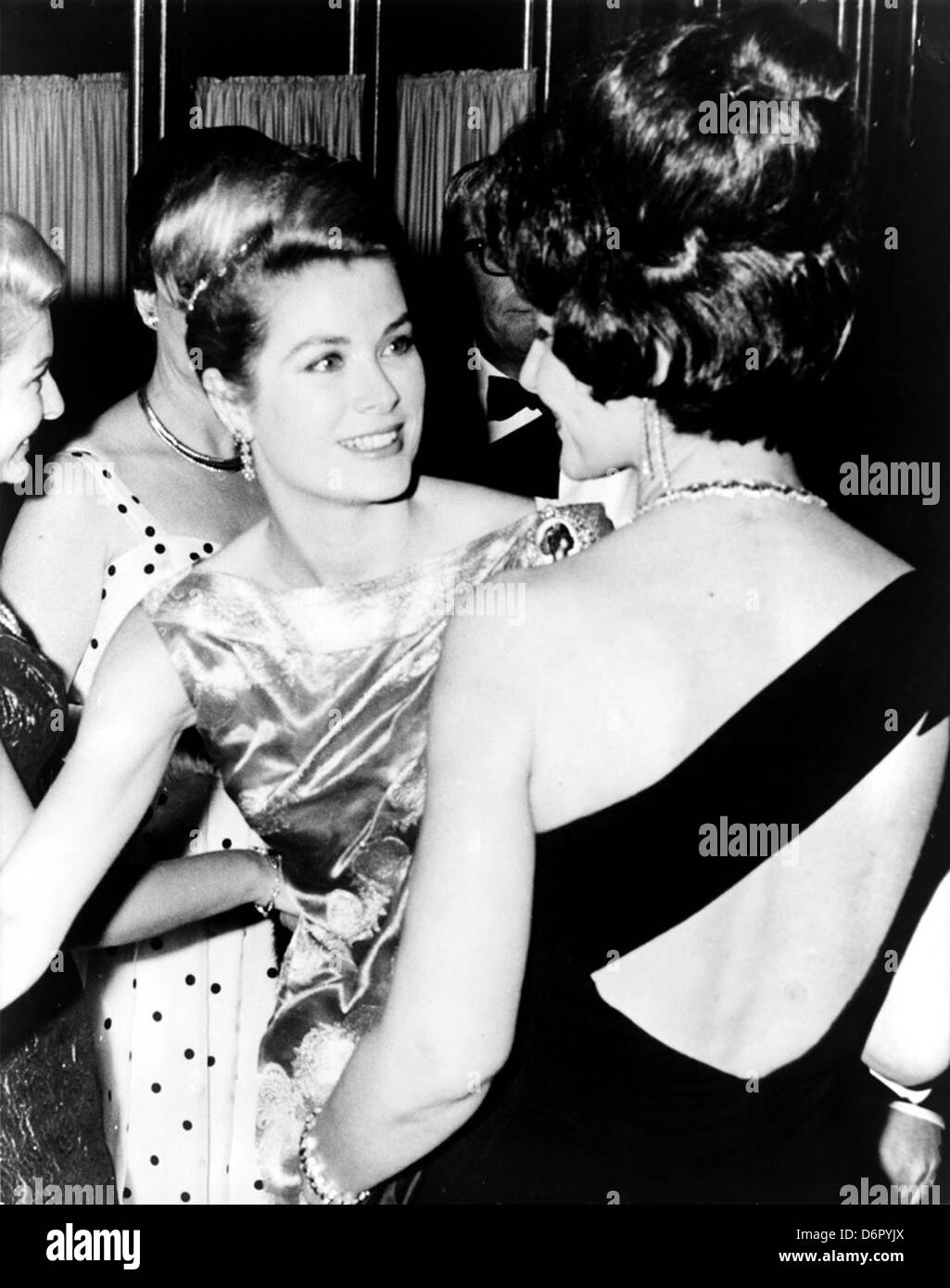 Monaco réunion : Grace Kelly et Maria Callas, 1962 Banque D'Images