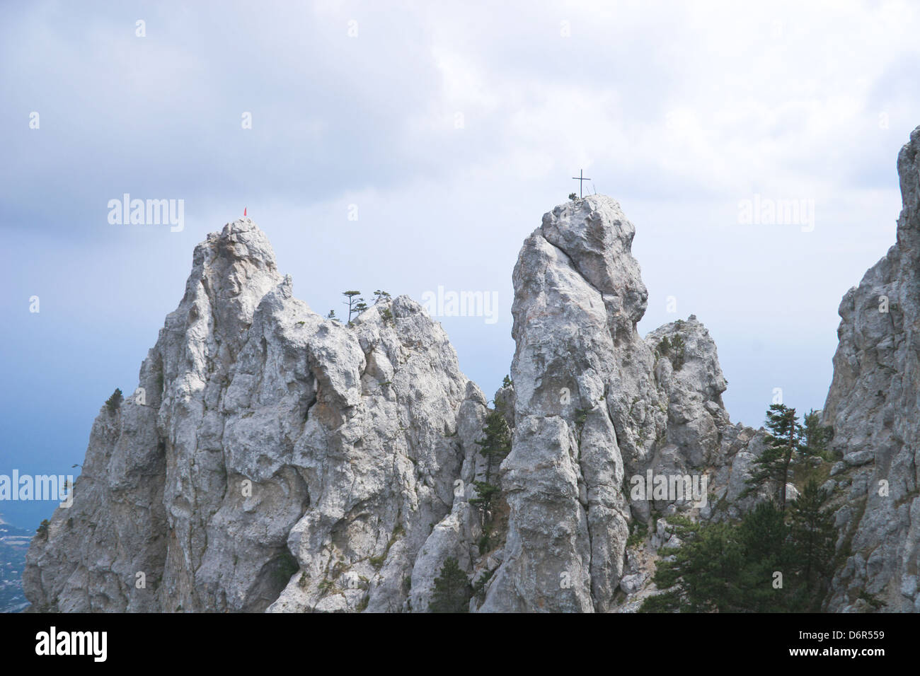 Vue sur la montagne Banque D'Images