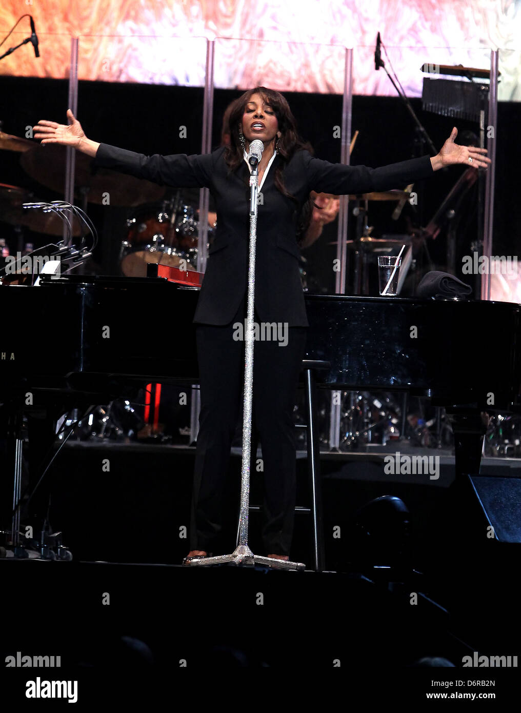 Donna Summer David Foster et ses amis en concert au Mandalay Bay Event Center à l'intérieur de Mandalay Bay Resort And Casino Las Vegas, Banque D'Images